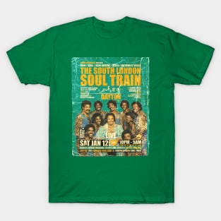 POSTER TOUR - SOUL TRAIN THE SOUTH LONDON 77 T-Shirt